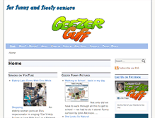 Tablet Screenshot of geezerguff.com